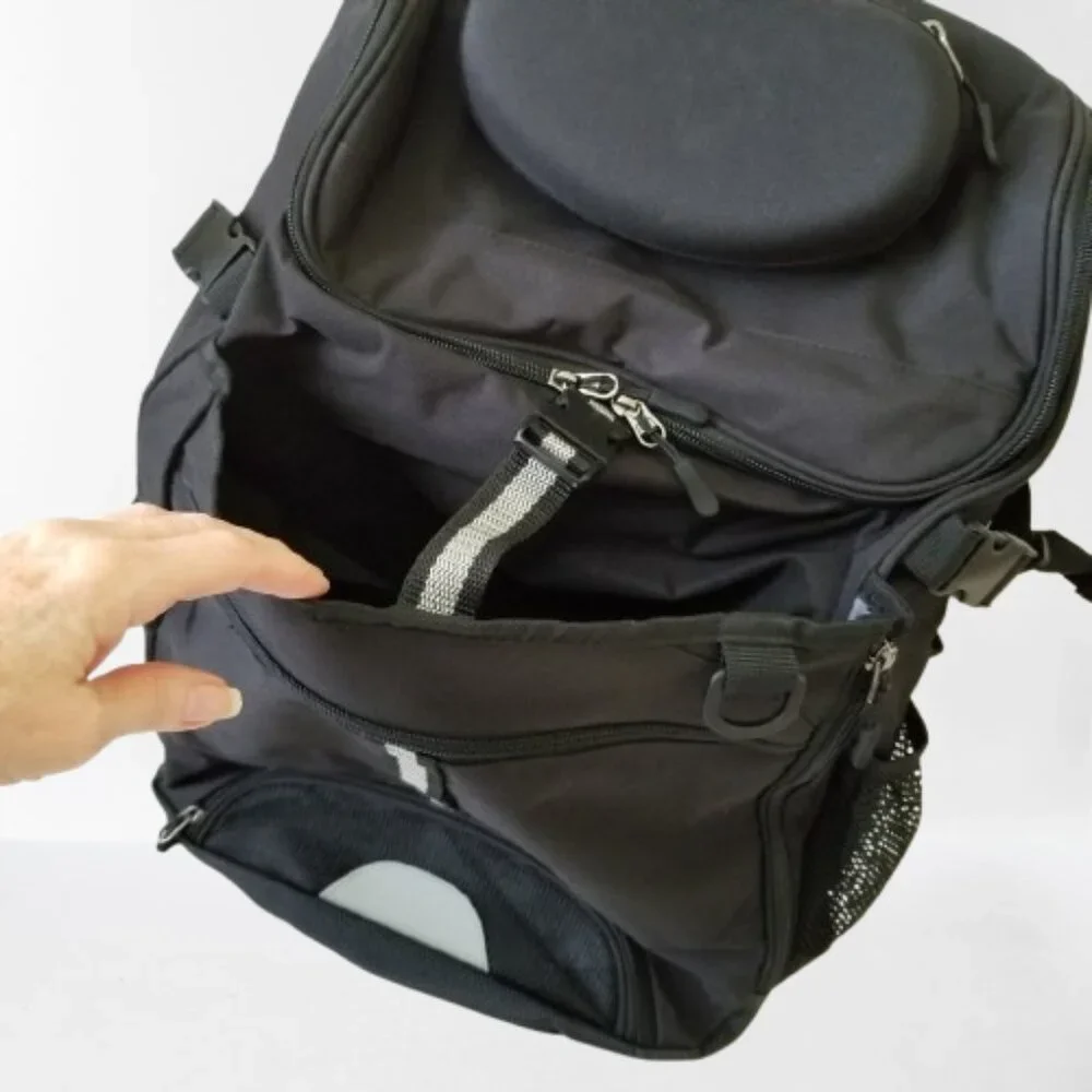 NEW! Large Heavy-Duty Backpack Top-Loading Duffel Bag for Sports/Hiking/Travel - Picture 7 of 11